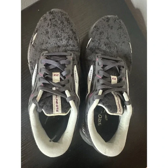 Brooks Adrenaline GTS 23 Women's Running Shoes Size 8.5 D Wide Black Purple - Picture 7 of 10